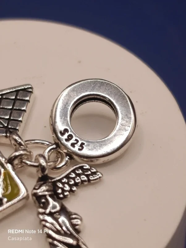 S925 Silver Charm "Louvre, Mona Lisa" 415 – photo 4